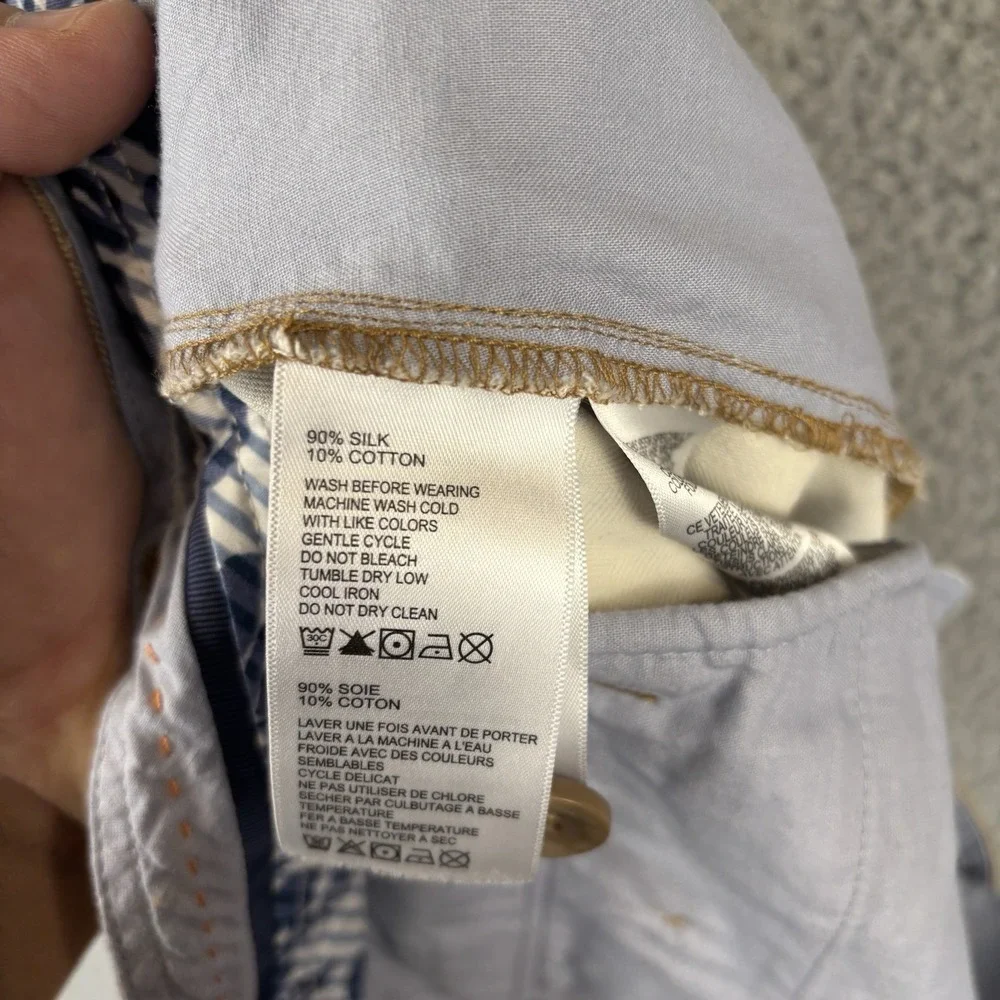 Tommy Bahama Shorts Mens 33 Beige Chino Silk Blend 10